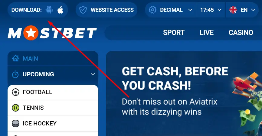 Mostbet mobile app